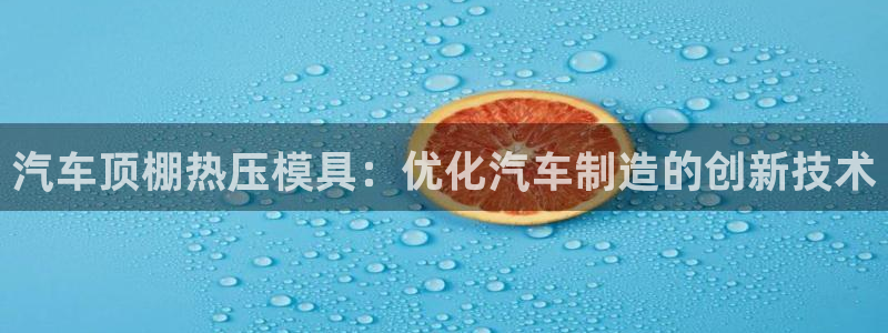 易倍达科技有限公司怎么样：汽车顶棚热压模具：优化汽车制造
